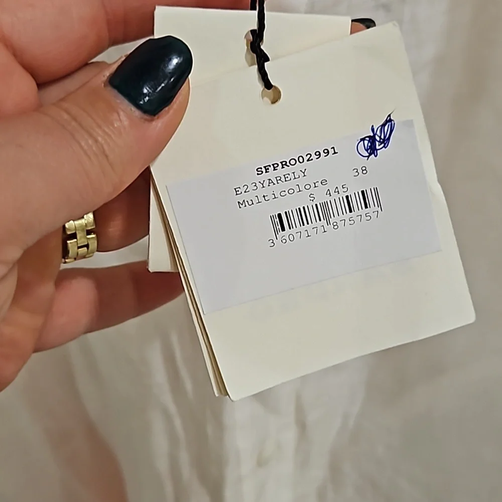 SANDROLinen-Blend Mini Dress - Picture 8 of 8